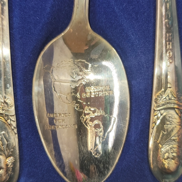 WM Rogers IS Silver Presidential Commemorative Spo - Picture 5 of 5